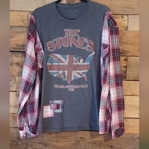 Upcyclef Vintage Graphic Long Sleeve Shirt